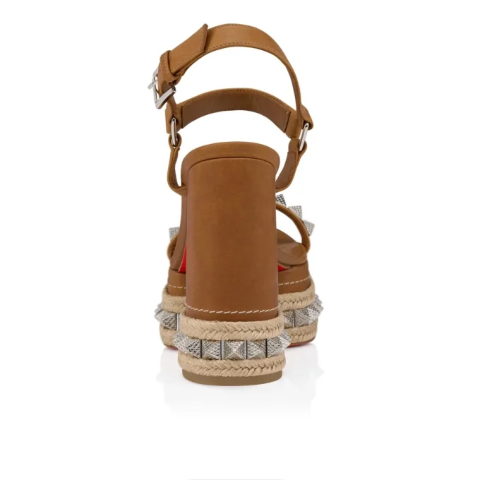Superaclou – 130 mm Riemchensandalen – gewachstes Kalbsleder – Terra – Damen Superaclou – 130 mm Riemchensandalen – gewachstes Kalbsleder – Terra – Damen