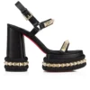 Superaclou – 130 mm Sandalen – Nappaleder – Schwarz – Damen Superaclou – 130 mm Sandalen – Nappaleder – Schwarz – Damen