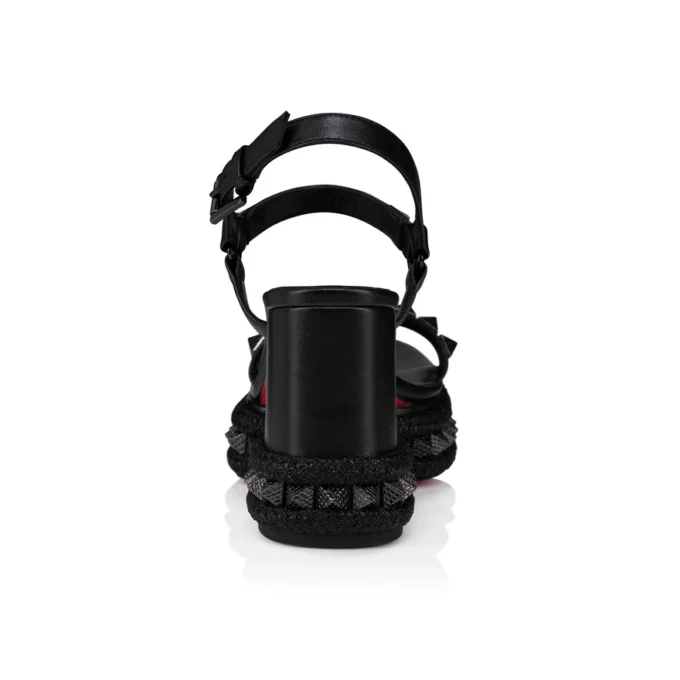Superaclou – 85 mm Riemchensandalen – Lamm-Nappaleder – Schwarz – Damen Superaclou – 85 mm Riemchensandalen – Lamm-Nappaleder – Schwarz – Damen
