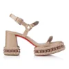 Superaclou – 85-mm-Riemchensandalen – Perlglanz-Nappaleder – Leche – Damen Superaclou – 85-mm-Riemchensandalen – Perlglanz-Nappaleder – Leche – Damen