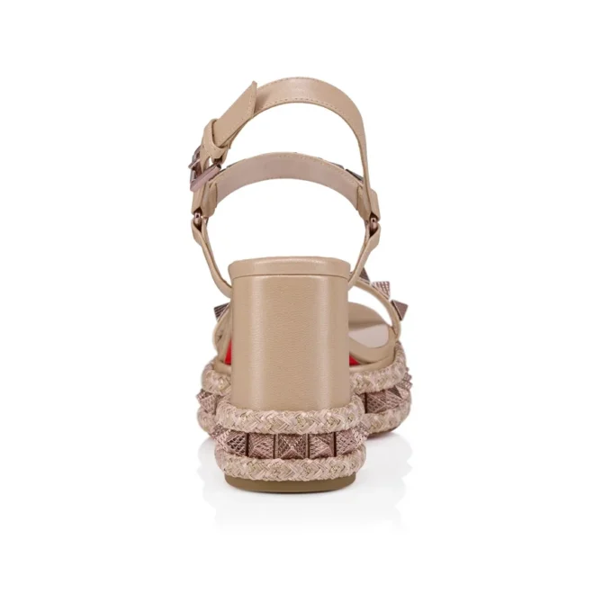 Superaclou – 85-mm-Riemchensandalen – Perlglanz-Nappaleder – Leche – Damen Superaclou – 85-mm-Riemchensandalen – Perlglanz-Nappaleder – Leche – Damen
