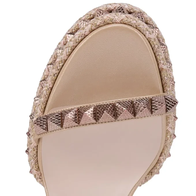 Superaclou – 85-mm-Riemchensandalen – Perlglanz-Nappaleder – Leche – Damen Superaclou – 85-mm-Riemchensandalen – Perlglanz-Nappaleder – Leche – Damen