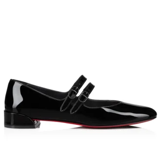 Sweet Jane – Ballerinas – Lackkalbsleder – Schwarz – Damen