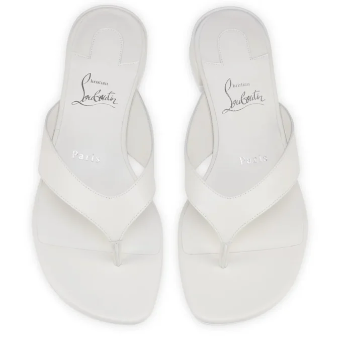 Sweet Janetonga – Zehensandalen – Lamm-Nappaleder – Bianco – Damen Sweet Janetonga – Zehensandalen – Lamm-Nappaleder – Bianco – Damen