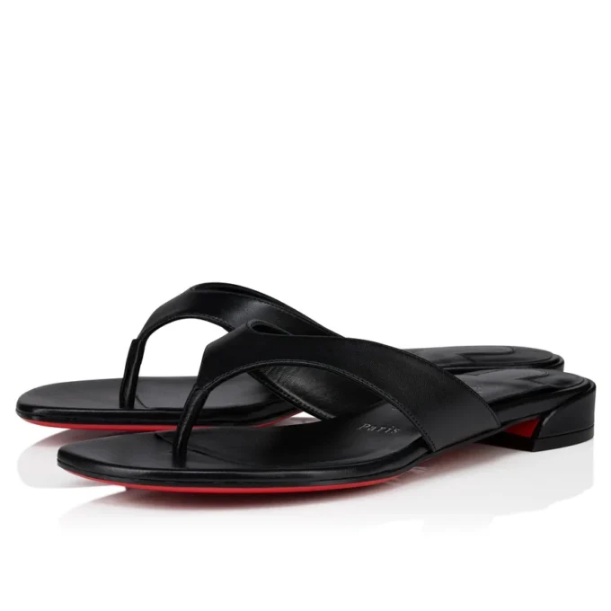 Sweet Janetonga – Zehensandalen – Lamm-Nappaleder – Schwarz – Damen Sweet Janetonga – Zehensandalen – Lamm-Nappaleder – Schwarz – Damen