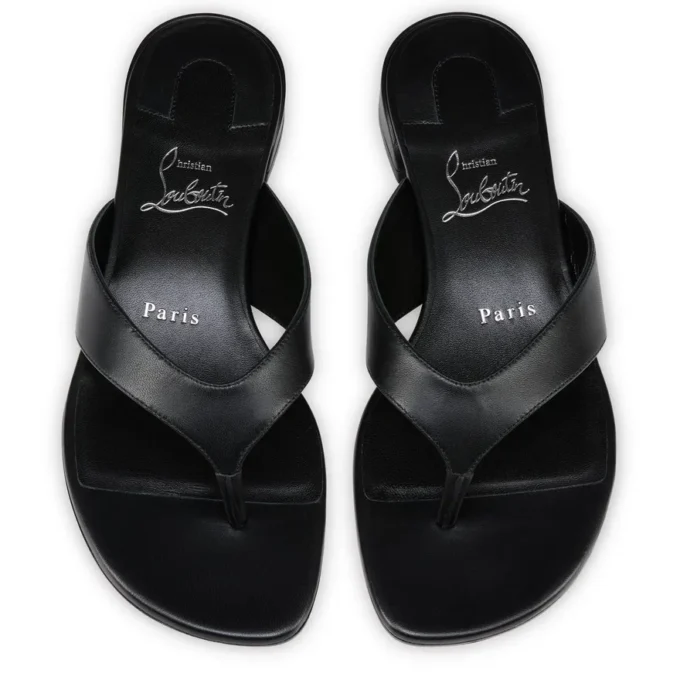 Sweet Janetonga – Zehensandalen – Lamm-Nappaleder – Schwarz – Damen Sweet Janetonga – Zehensandalen – Lamm-Nappaleder – Schwarz – Damen