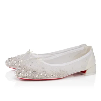 Sweetie Jane Sparkling – Ballerinas – Mesh und Strass – Bianco – Damen