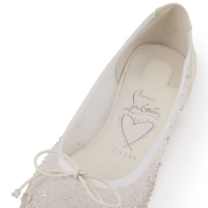 Sweetie Jane Sparkling – Ballerinas – Mesh und Strass – Bianco – Damen Sweetie Jane Sparkling – Ballerinas – Mesh und Strass – Bianco – Damen
