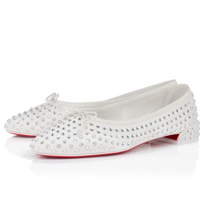 Sweetie Jane Strass Boum – Ballerinas – Krepp-Satin – Version Elfenbein – Damen Sweetie Jane Strass Boum – Ballerinas – Krepp-Satin – Version Elfenbein – Damen
