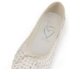 Sweetie Jane Strass Boum – Ballerinas – Krepp-Satin – Version Elfenbein – Damen Sweetie Jane Strass Boum – Ballerinas – Krepp-Satin – Version Elfenbein – Damen