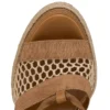 Toledissima – 130 mm Espadrilles – Mesh und gewachstes Kalbsleder – Lionne – Damen Toledissima – 130 mm Espadrilles – Mesh und gewachstes Kalbsleder – Lionne – Damen
