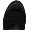 Toledissima – 130 mm Espadrilles – Mesh und gewachstes Kalbsleder – Schwarz – Damen Toledissima – 130 mm Espadrilles – Mesh und gewachstes Kalbsleder – Schwarz – Damen