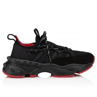 Trailnrun – Sneaker – Wildleder, Kalbsleder und Stoff – Schwarz – Damen