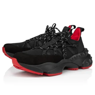 Trailnrun – Sneaker – Wildleder, Kalbsleder und Stoff – Schwarz – Herren