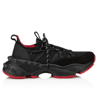 Trailnrun – Sneaker – Wildleder, Kalbsleder und Stoff – Schwarz – Herren