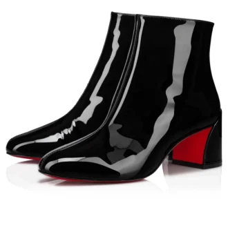 Turela – 55-mm-Stiefel – Lackkalbsleder – Schwarz – Damen