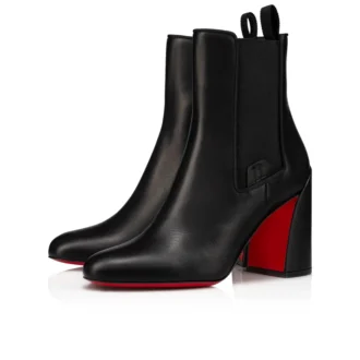 Turelastic – 84 mm niedrige Stiefel – Kalbsleder – Schwarz – Damen