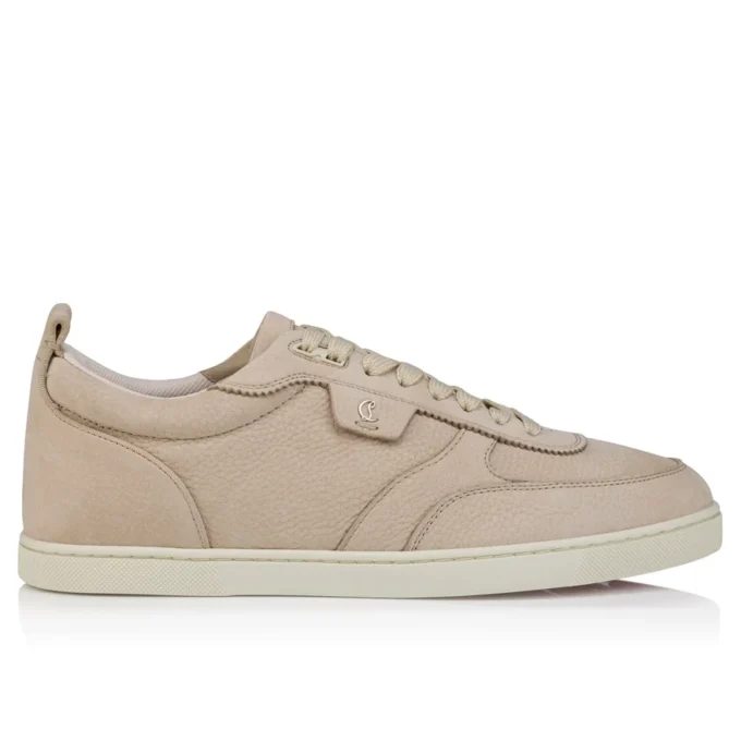 Tutti Rui – Sneaker – genarbtes Kalbsleder – Beige – Herren Tutti Rui – Sneaker – genarbtes Kalbsleder – Beige – Herren