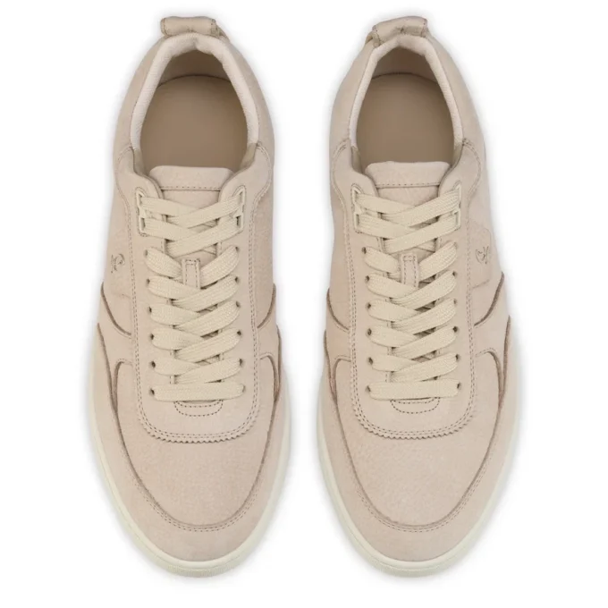 Tutti Rui – Sneaker – genarbtes Kalbsleder – Beige – Herren Tutti Rui – Sneaker – genarbtes Kalbsleder – Beige – Herren