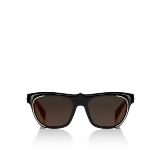 Unsere Georges Lb0006 – Sonnenbrille – Acetat – Black Smoke