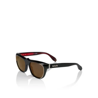 Unsere Georges Lb0006 – Sonnenbrille – Acetat – Black Smoke