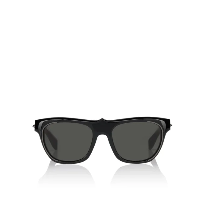 Unsere Georges Lb0006 – Sonnenbrille – Acetat – Glänzendes Schwarz Unsere Georges Lb0006 – Sonnenbrille – Acetat – Glänzendes Schwarz