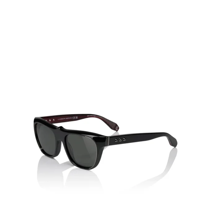 Unsere Georges Lb0006 – Sonnenbrille – Acetat – Glänzendes Schwarz Unsere Georges Lb0006 – Sonnenbrille – Acetat – Glänzendes Schwarz