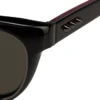 Unsere Georges Lb0006 – Sonnenbrille – Acetat – Glänzendes Schwarz Unsere Georges Lb0006 – Sonnenbrille – Acetat – Glänzendes Schwarz