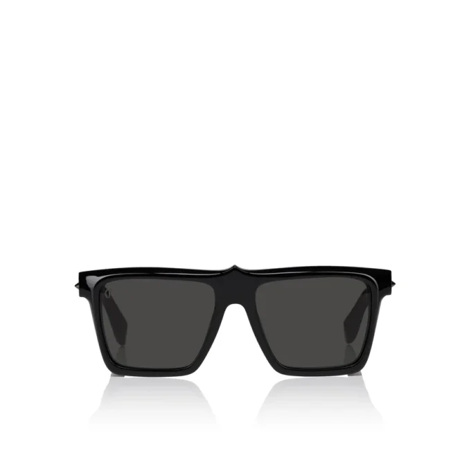 Unsere Georges Lb0014 – Sonnenbrille – Acetat – Glänzendes Schwarz Unsere Georges Lb0014 – Sonnenbrille – Acetat – Glänzendes Schwarz