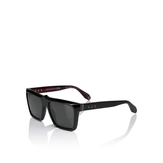 Unsere Georges Lb0014 – Sonnenbrille – Acetat – Glänzendes Schwarz Unsere Georges Lb0014 – Sonnenbrille – Acetat – Glänzendes Schwarz