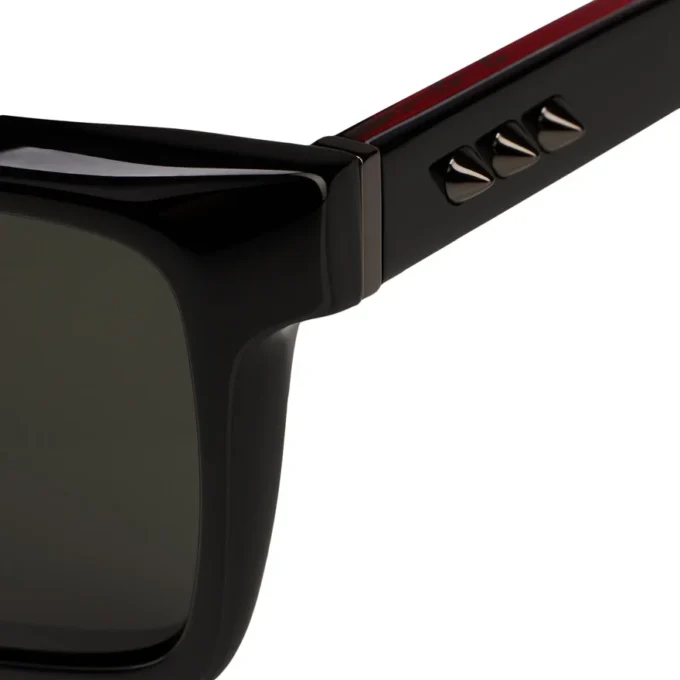 Unsere Georges Lb0014 – Sonnenbrille – Acetat – Glänzendes Schwarz Unsere Georges Lb0014 – Sonnenbrille – Acetat – Glänzendes Schwarz