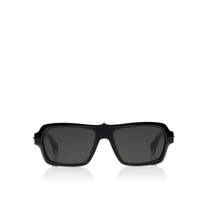Unsere Georges Lb0027 – Sonnenbrille – Acetat – Glänzendes Schwarz Unsere Georges Lb0027 – Sonnenbrille – Acetat – Glänzendes Schwarz