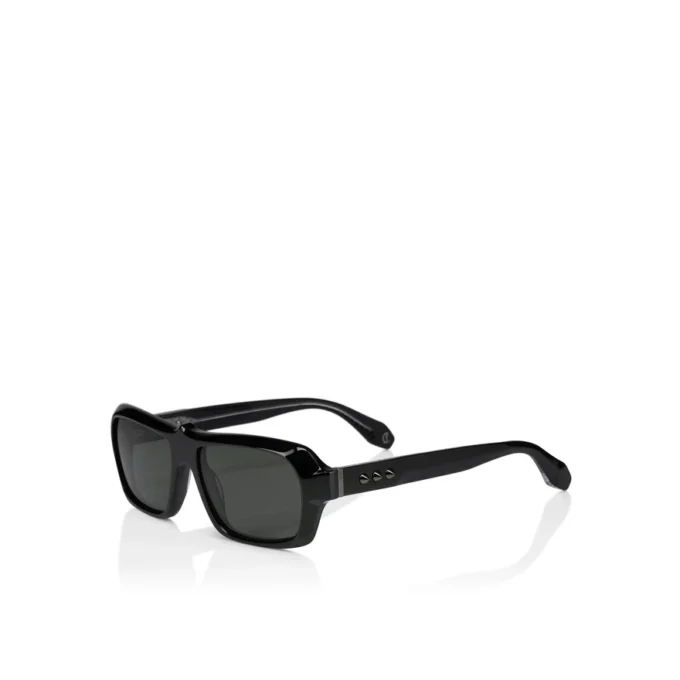 Unsere Georges Lb0027 – Sonnenbrille – Acetat – Glänzendes Schwarz Unsere Georges Lb0027 – Sonnenbrille – Acetat – Glänzendes Schwarz