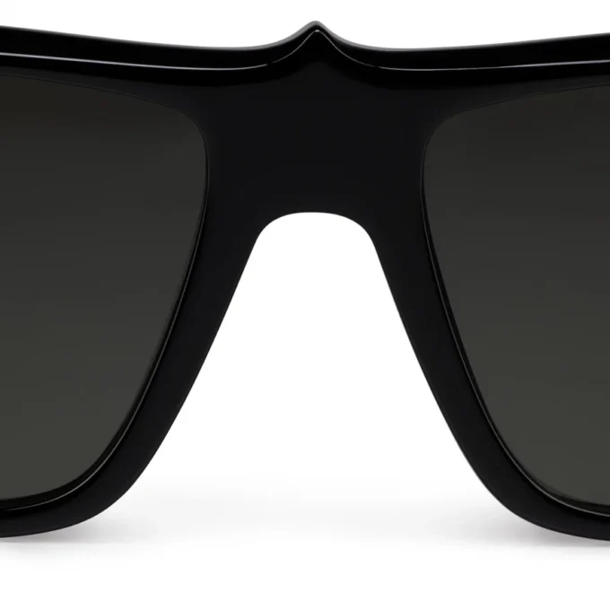 Unsere Georges Lb0027 – Sonnenbrille – Acetat – Glänzendes Schwarz Unsere Georges Lb0027 – Sonnenbrille – Acetat – Glänzendes Schwarz