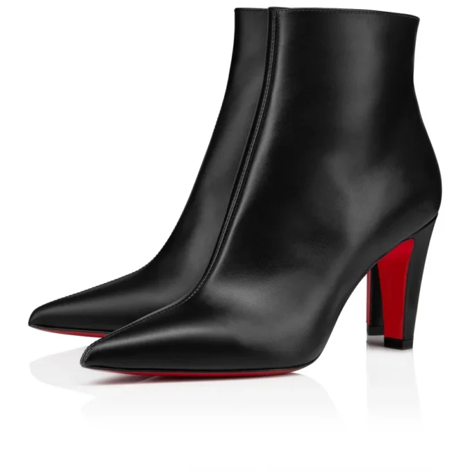 Vibella Booty – 85 mm niedrige Stiefel – Kalbsleder – Schwarz – Damen Vibella Booty – 85 mm niedrige Stiefel – Kalbsleder – Schwarz – Damen