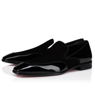 Yaki – Loafer – Lackkalbsleder und Veau-Velours – Schwarz – Herren Yaki – Loafer – Lackkalbsleder und Veau-Velours – Schwarz – Herren