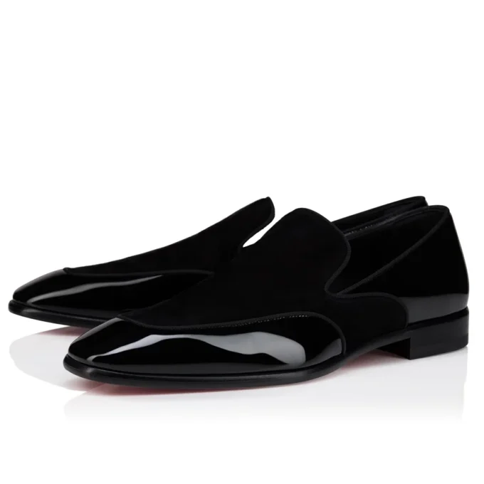 Yaki – Loafer – Lackkalbsleder und Veau-Velours – Schwarz – Herren Yaki – Loafer – Lackkalbsleder und Veau-Velours – Schwarz – Herren