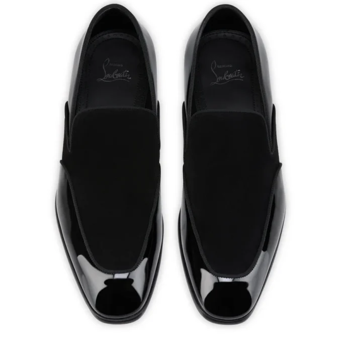 Yaki – Loafer – Lackkalbsleder und Veau-Velours – Schwarz – Herren Yaki – Loafer – Lackkalbsleder und Veau-Velours – Schwarz – Herren