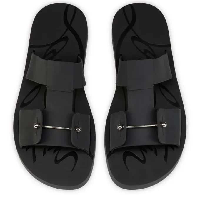 Zakouski – Pantoletten – Gummi – Schwarz – Herren Zakouski – Pantoletten – Gummi – Schwarz – Herren